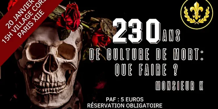 Conférence avec Monsieur K : 230 ans de culture de mort