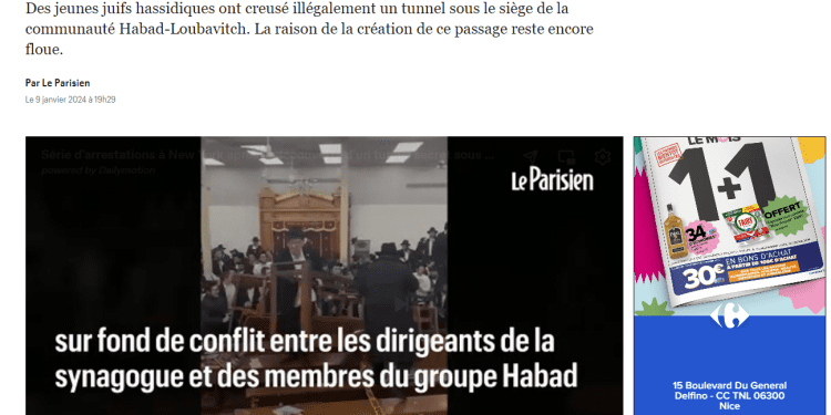 VIDÉO. Série d’arrestations à New York après la découverte d’un tunnel secret sous une synagogue