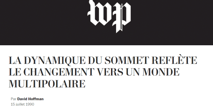 La dynamique du sommet reflète le changement vers un monde multipolaire