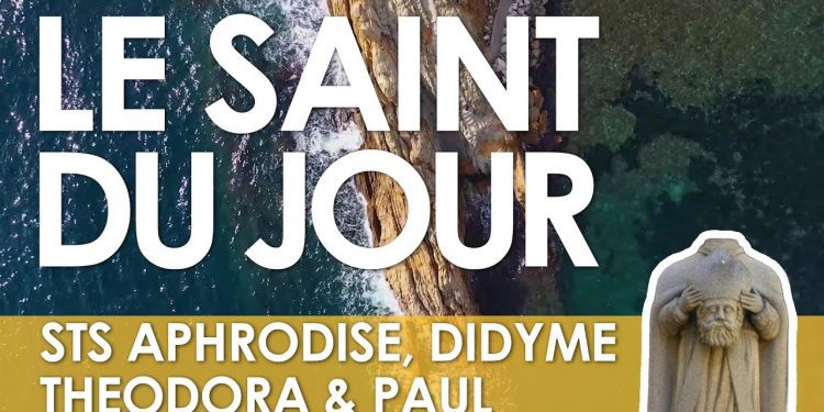 Vingt-huit avril – Saints Aphrodise, Theodora, Didyme et Paul de la Croix