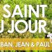Vingt-six juin – Saints Alban, Jean et Paul