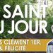 Vingt-trois novembre – Saint Clément 1er, Pape et sainte Félicité